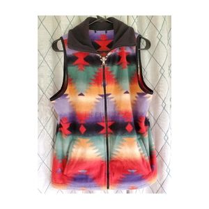 Southwest Print Fleece Vest